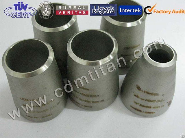 Cdm Titanium Pipe Fittings Elbow Reducer Tee Stub End Cap