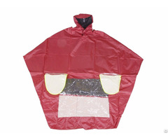 R 1020a Pl 3 Red Polyester Motorcycle Rain Gear