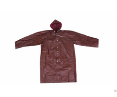 R 1058 6 Brown Eva Peva Long Rains Jacket