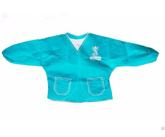 Ml Ap 1020 Blue No Woven Paint Toddler Apron