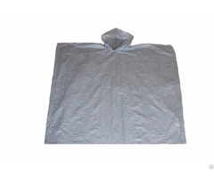 R 1020a Peva 03 Silver Eva Disposable Rain Ponchos For Men