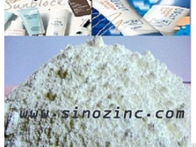 Zinc Oxide For Sunscreen Cream