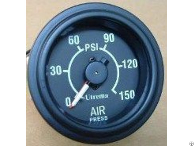 Utrema Auto Mechanical Dual Needle Air Pressure Gauge 2 1 16 Inch