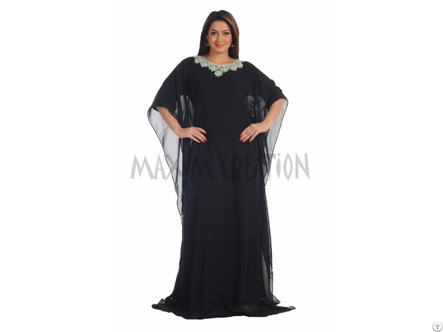 New Dubai 2016 Evening Wear Kaftan Dress For Women