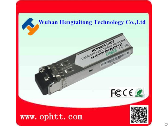 Cwdm Sfp 1 25g 1490nm 40km Fiber Optic Transceiver Module