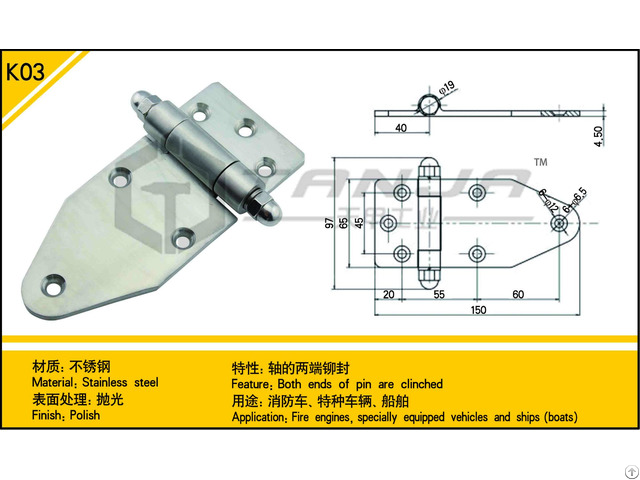 Tanja K03 Stainless Steel Both Ends Of Pin Are Clinched