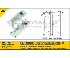 Tanja M33 Concealed Stainless Steel Pull Handle