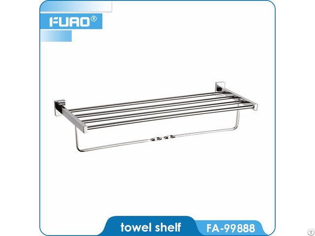 Wall Mounted Bathroom Towel Shelf