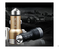 Car Charger With Safety Hammer Cb Ch002