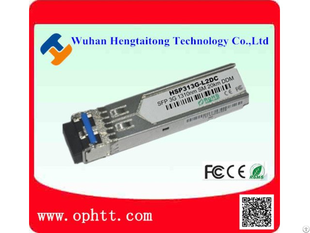 Sfp Duplex Lc 3g 1310nm 20km Fiber Optic Transceiver Module