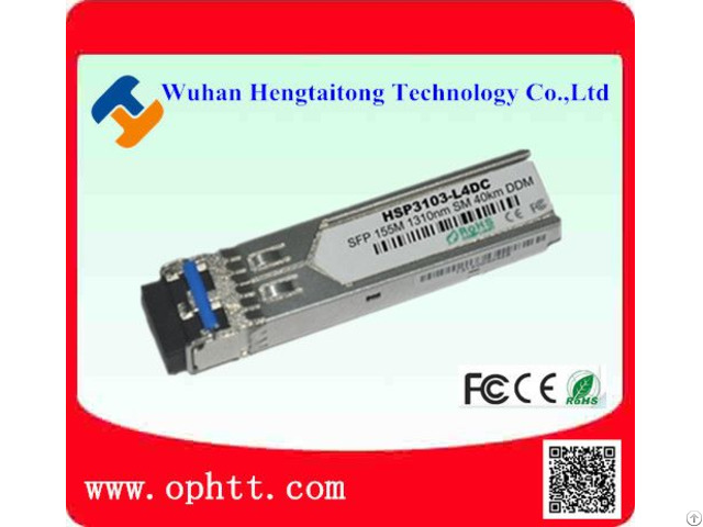 Sfp Duplex Lc 155m 1310nm 40km Fiber Optic Transceiver Module