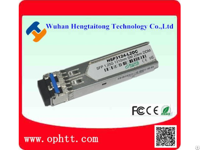 Sfp Duplex Lc 1 25g 1310nm 20km Fiber Optic Transceiver Module