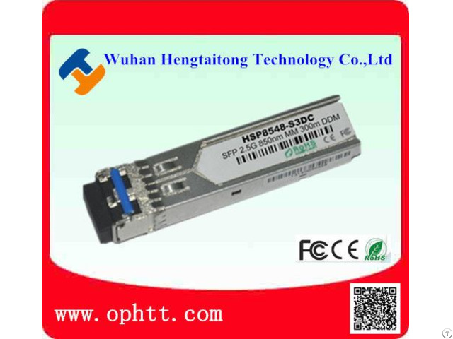 Sfp Duplex Lc 2 5g 850nm 300m Fiber Optic Transceiver Module