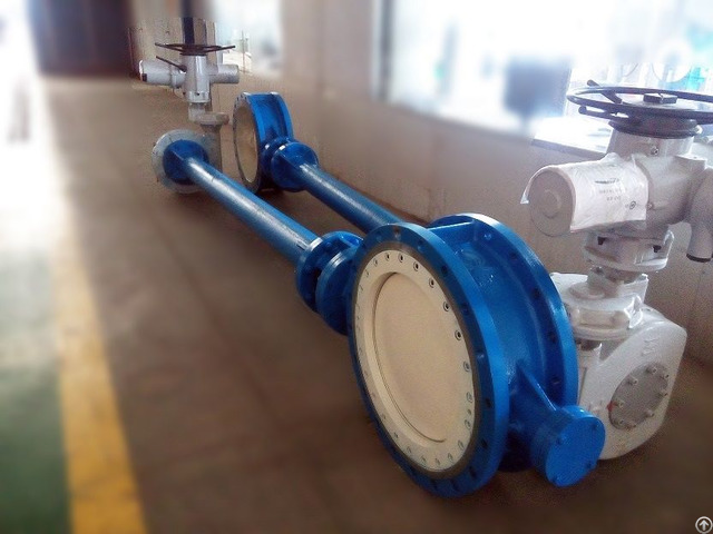 Electric Extended Stem Metal Sealing Butterfly Valve