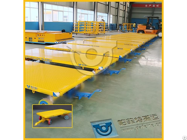 Non Power Towed Flatbed Transfer Trolley