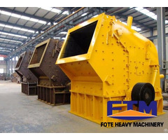 Further Improvements On Fote Impact Crusher