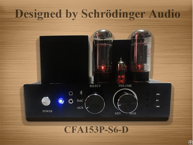 Desktop Vacuum Tube Amplifier With Bluetooth Dac And Subwoofer Connection