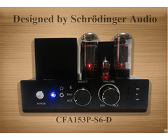 Desktop Vacuum Tube Amplifier With Bluetooth Dac And Subwoofer Connection