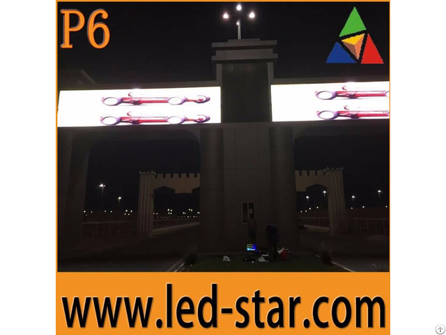 Outdoor P6 Led Display Screens Advertising Board