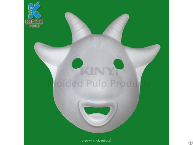 Creative Custom Blank White Paper Masks