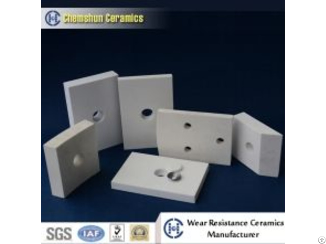 High Alumina Ceramic Wear Tile Liner As Abrasion Resistant Materials