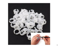 Disposable Eyelash Extension Glue Liquid Holder Rings For Tattoo