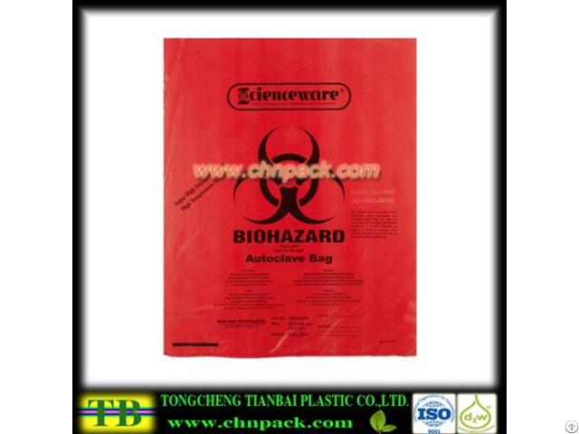 50l Green Garbage Bag For Hospital Waste