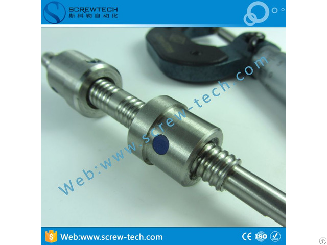 High Precision Stainless Steel Bi Directional Ball Screw 1002 For Cnc Machine