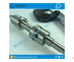 High Precision Stainless Steel Bi Directional Ball Screw 1002 For Cnc Machine
