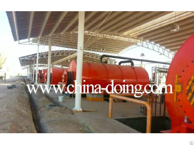 Waste Plastic To Oil Pyrolysis Plant