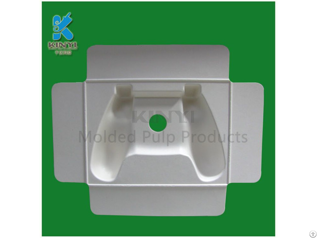 Thermoformed Molded Fiber Inner Packaging Trays Made From Recycled A4 Paper