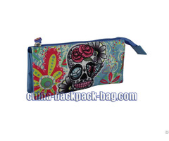 Blue Skull Kids Pencil Case St 15jh11pc