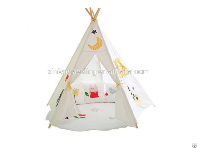 Children Kids Play Indian Teepee Tent