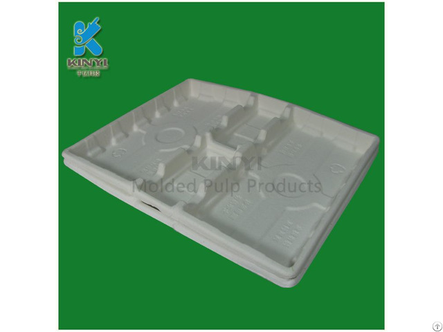 Biodegradable Paper Pulp Molded Protective Packaging Tray Inserts