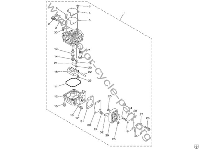 6b4 14301 Outboard Carburetor Part