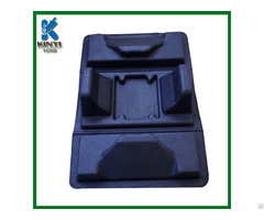 Black Color Fiber Molded Biodegradable Protective Packaging Inserts Trays