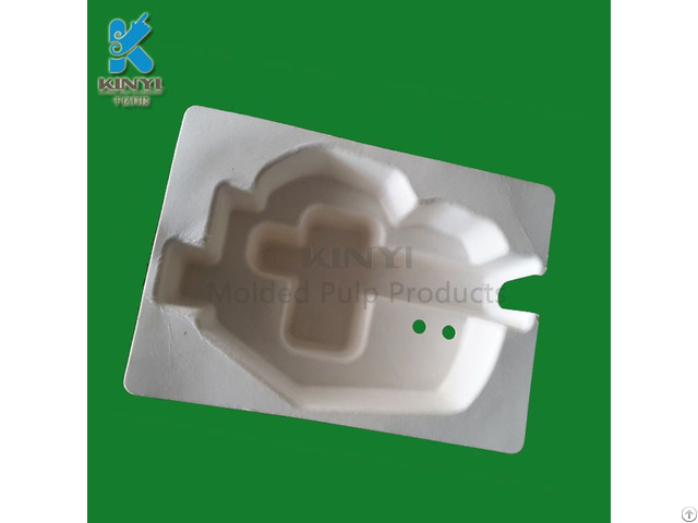 Biodegradable Bagasse Pulp Packaging Tray For Electronic