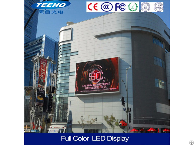 High Resolution Advertising Display Smd Outdoor P6 Led Rgb Video Wall