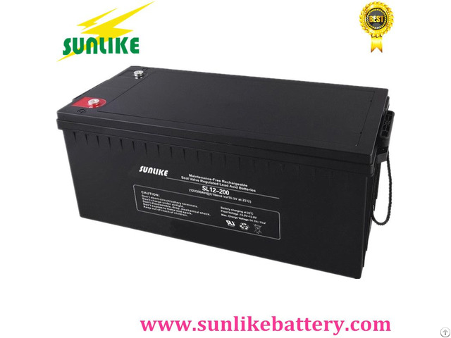 Lead Acid 12v180ah Solar Power Deep Cycle Battery For Ups