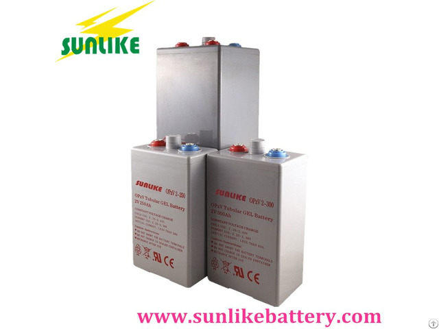 2v1000ah Opzv Tubular Gel Battery With 25years Life