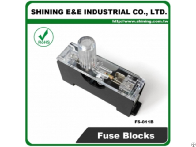 Fs 011b 6x30 600v 10a 1 Pole Midget Fuse Block