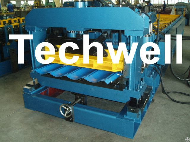 Minimalist Metal Roof Tile Roll Machine With 18 Forming Stations