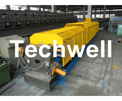 Steel Aluminum Copper Mobile Seamless Rainwater Gutter Roll Forming Machine