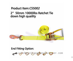 Cs5002 2 50mm 10000lbs Ratchet Tie Down High Quaility