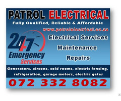 24\7 Emergency Electricians Pretoria East 0723328082