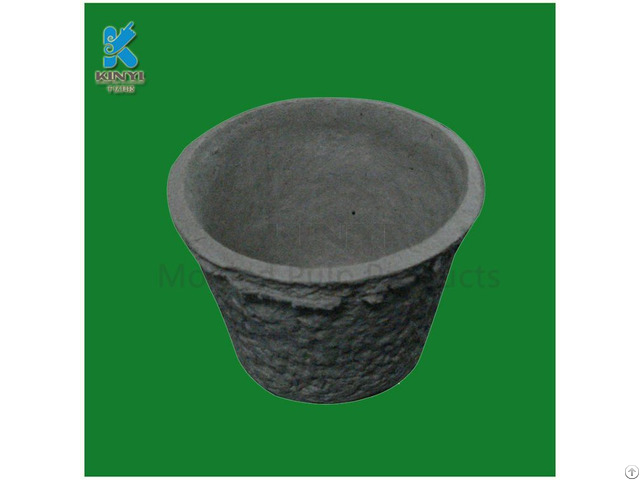 Environmental Flower Pots Planters Recycled Paper Pulp Made