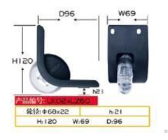 Wide Plastic Eminent Wheels For Luggage Replacement Parts