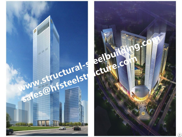 Prefabricated Multi Storey Steel Buildings And Pre Engineered High Rise Structure China Builder