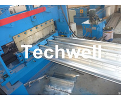 Galvanized Steel Floor Deck Roll Forming Machine For Decking Sheets