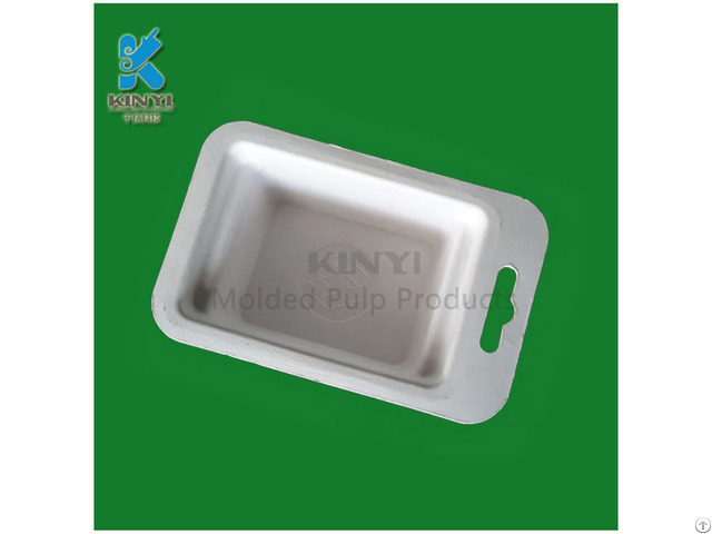 Eco Friendly Paper Pulp Process Electronic Packaging Tray